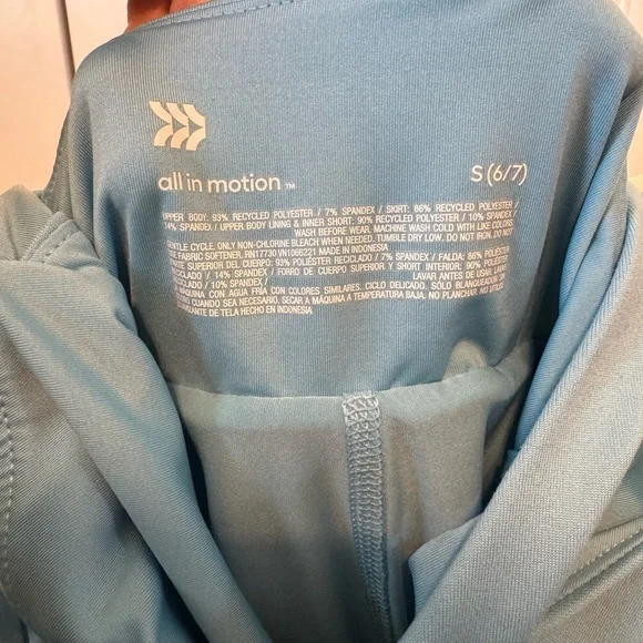 All in Motion Sky Blue Kids Casual Dress - Picture 4 of 4